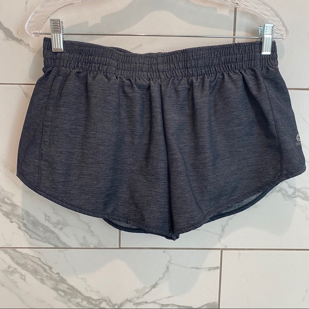 Oiselle Lori Denim Style Athletic Shorts